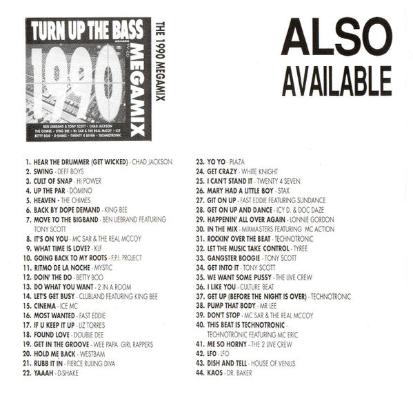 Various : Turn Up The Bass Volume 12 (CD, Comp)