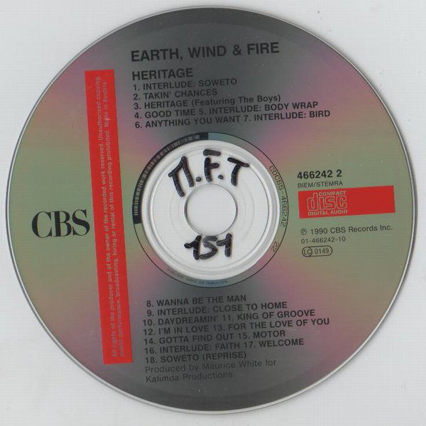 Earth, Wind & Fire : Heritage (CD, Album)