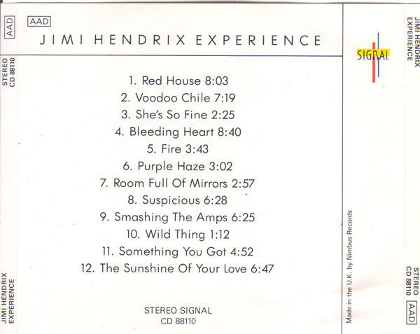 Jimi Hendrix : Experience (CD, Comp, Unofficial)